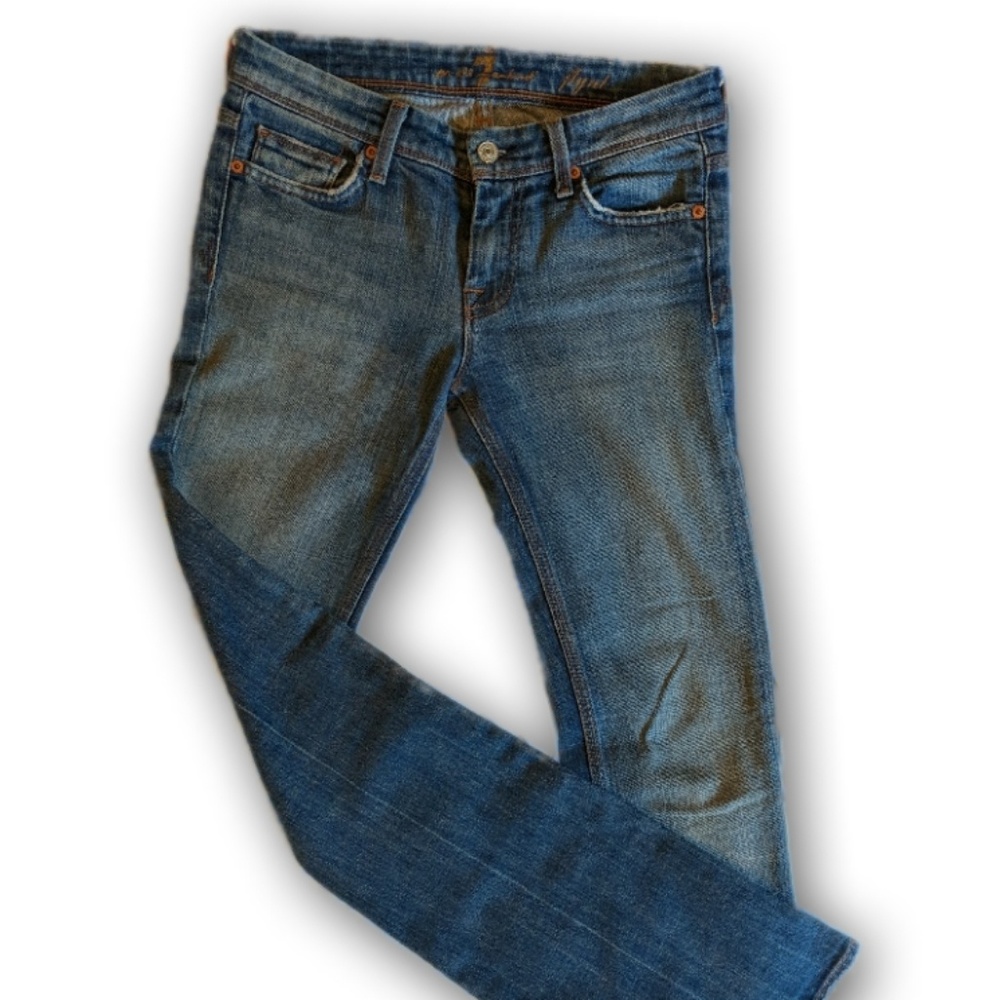 7FAMK Boot Cut Jeans Size 25 - Picture 2 of 7